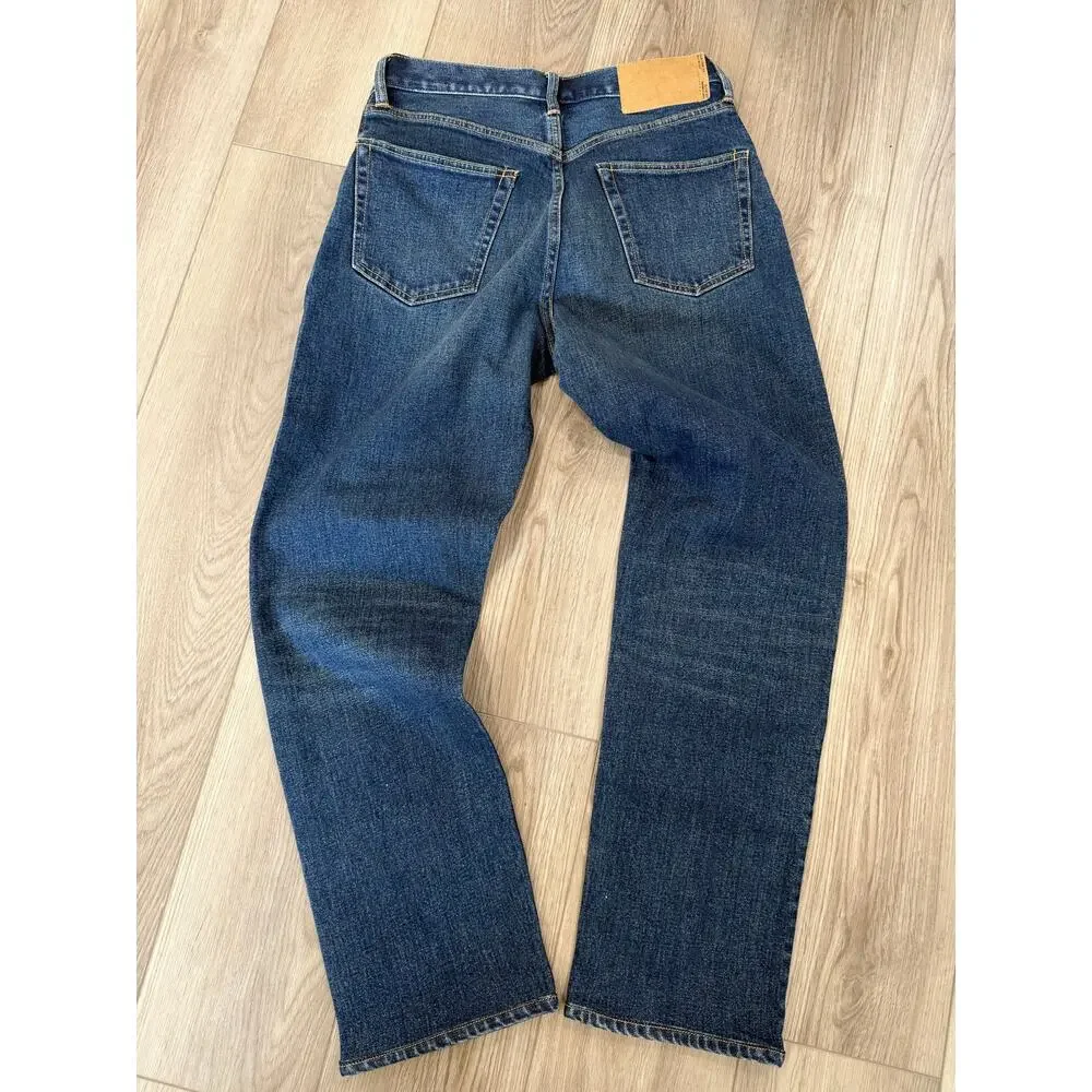 Buck Mason Classic Button Fly Ford Standard Medium Wash Japanese Denim NWT 30x30